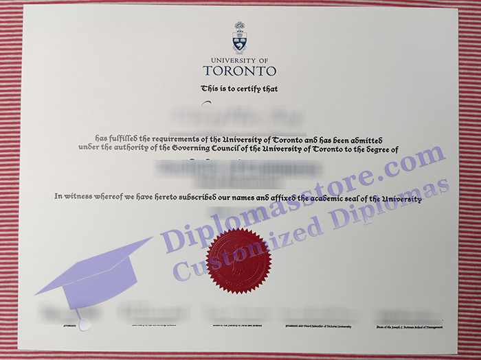 University of Toronto degree, University of Toronto certificate,
