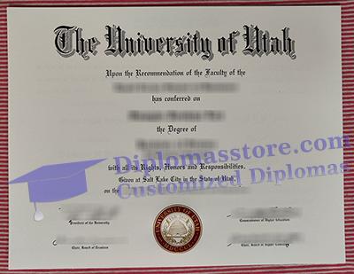 buy University of Utah diploma, University of Utah certificate,