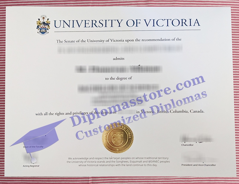University of Victoria diploma, University of Victoria degree,
