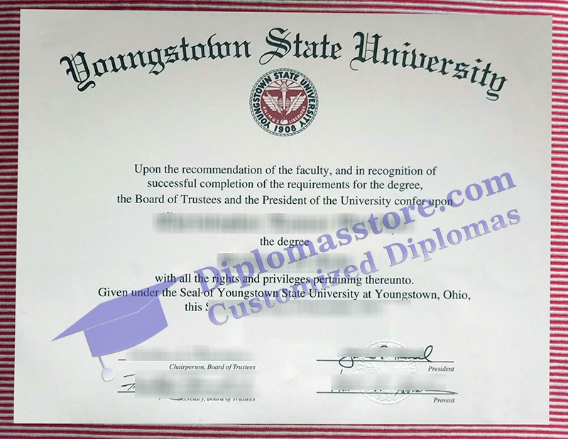 Youngstown State University diploma, buy Youngstown State University certificate,