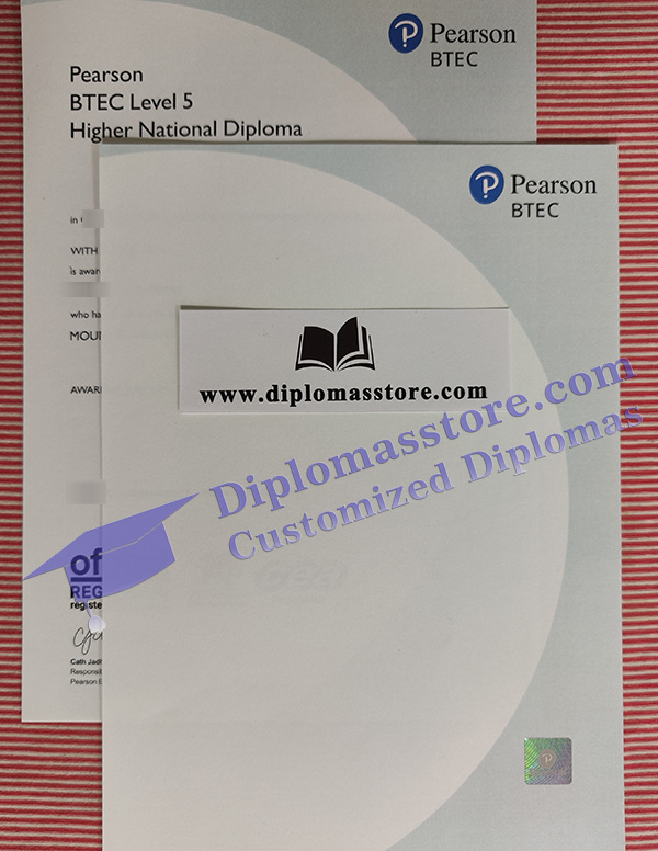 BTEC certificate, BTEC HND diploma,
