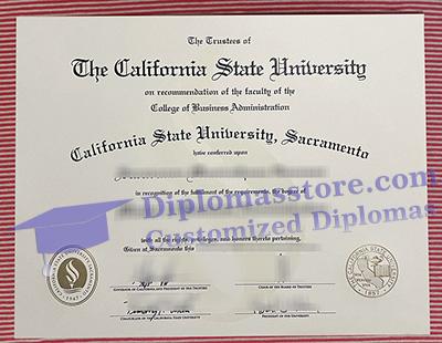 CSU Sacramento diploma