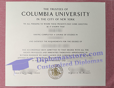 Columbia University degree