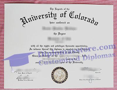 University of Colorado degree