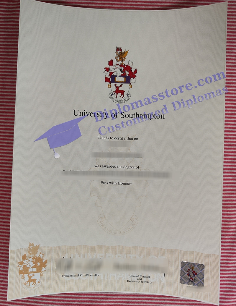 How to duplicate a University of Southampton degree safely