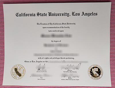 CSU Los Angeles diploma