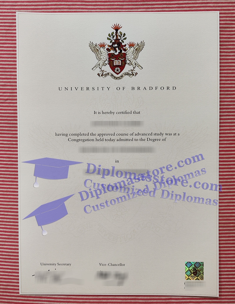 University of Bradford degree, University of Bradford certificate,