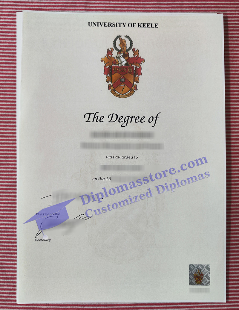 University of Keele degree, University of Keele certificate,