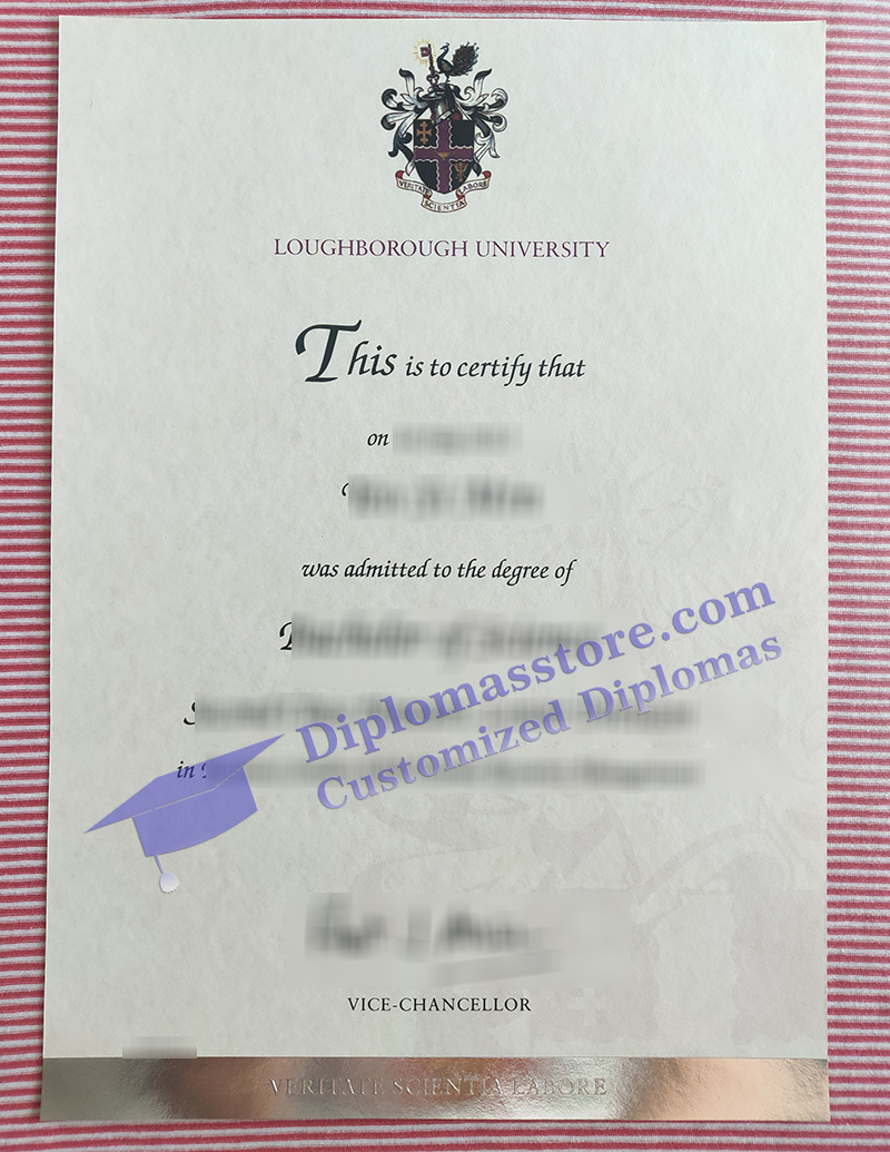 University of Loughborough degree, University of Loughborough certificate,