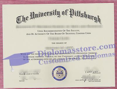 University of Pittsburgh degree