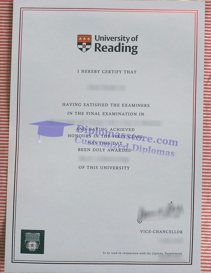 University of Reading degree, University of Reading certificate,