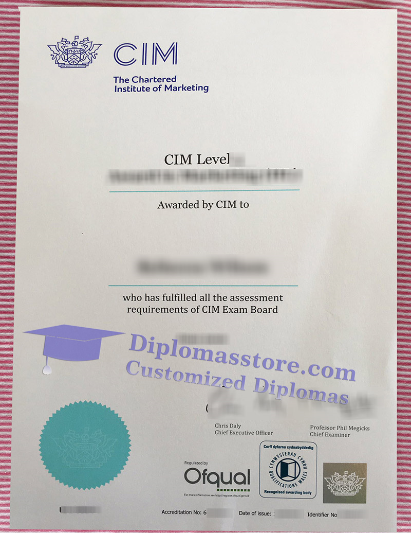 CIM diploma, CIM certificate,