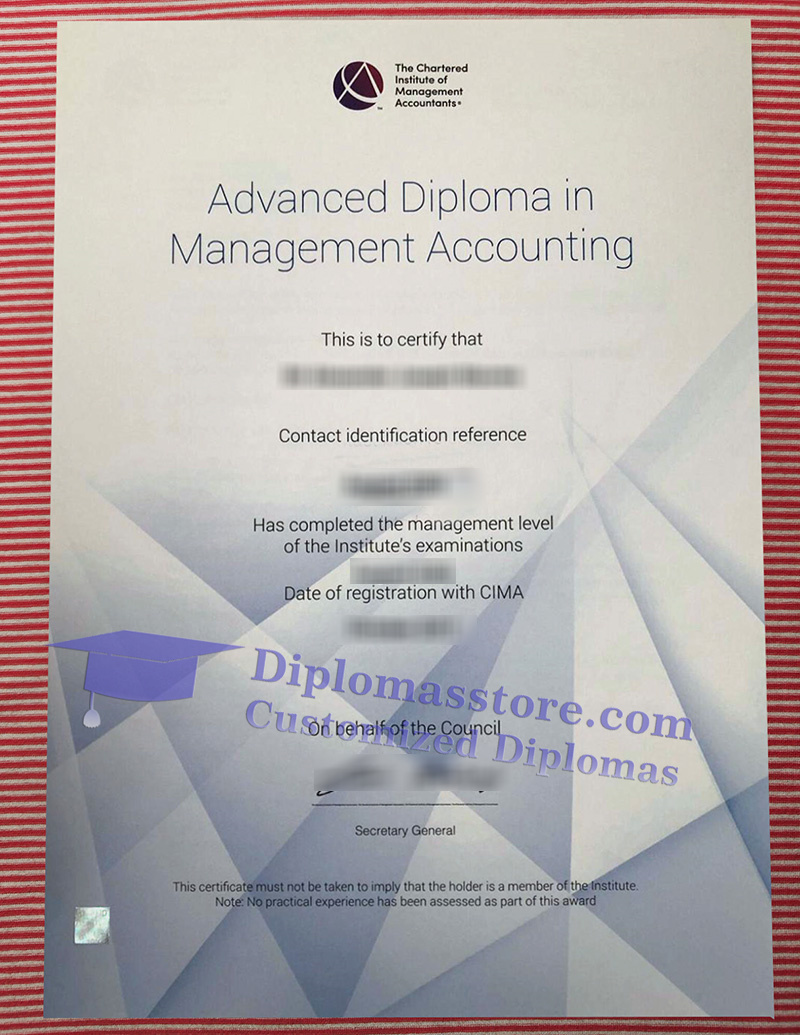 CIMA Advanced diploma, buy CIMA certificate,