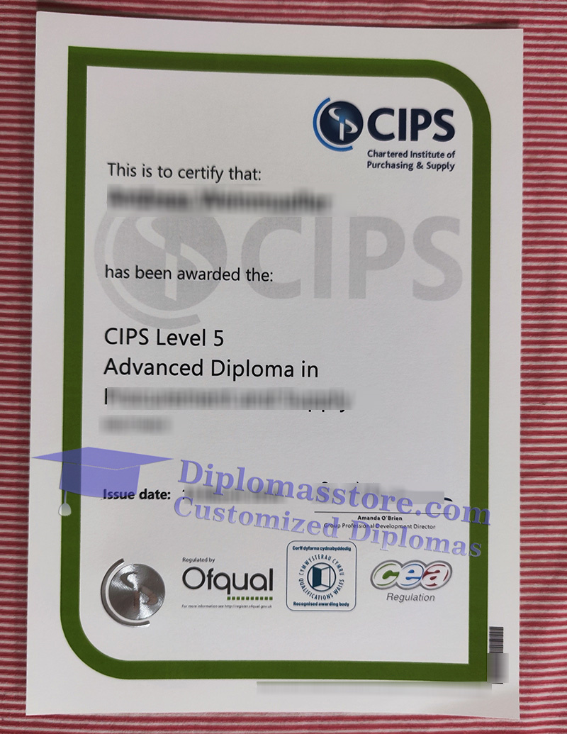 CIPS level 5 diploma, CIPS certificate,