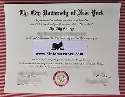CUNY City College diploma