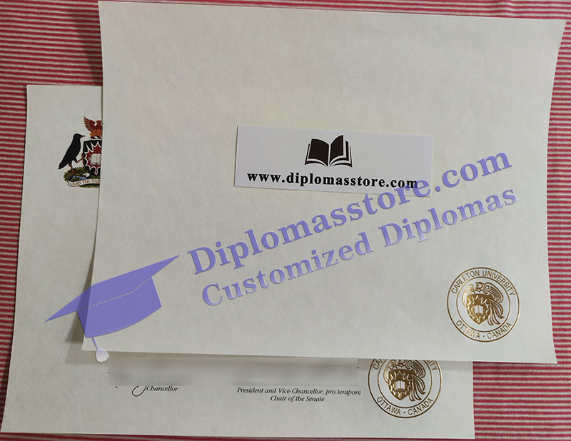 Carleton University certificate, Carleton University diploma,