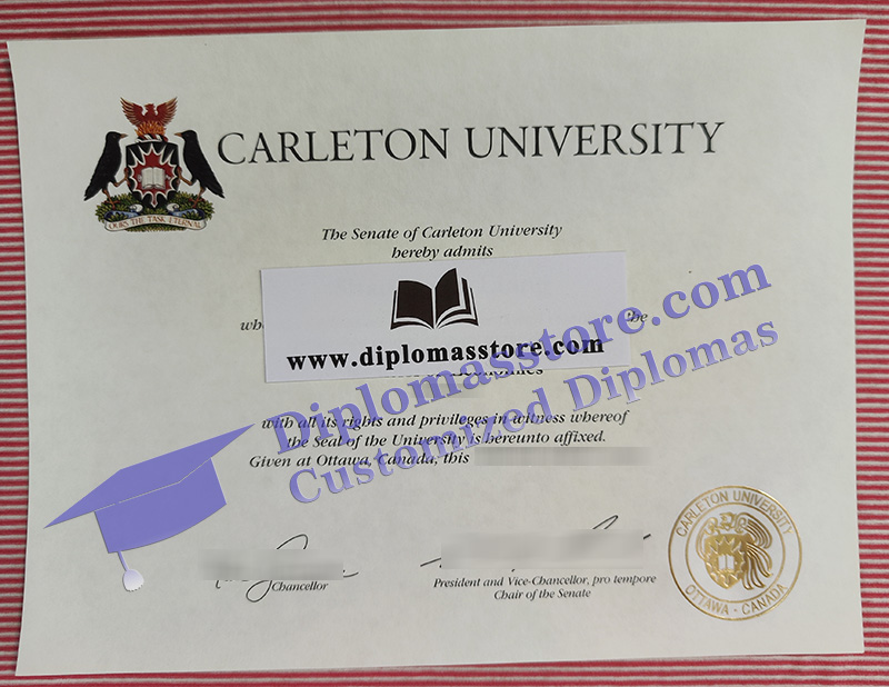 Carleton University degree, Carleton University diploma,