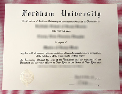 Fordham University degree