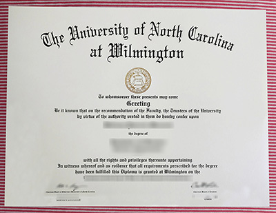 UNC Wilmington diploma