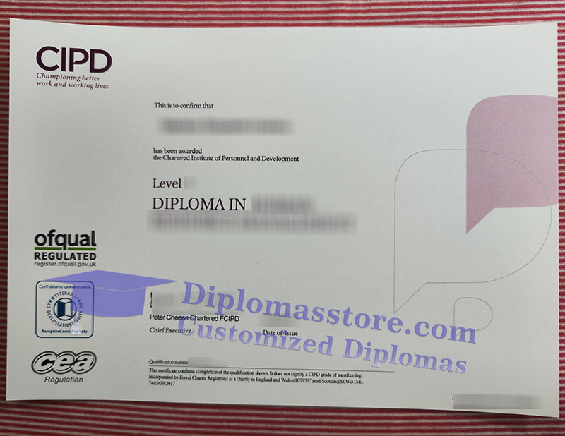 CIPD diploma, CIPD certificate,