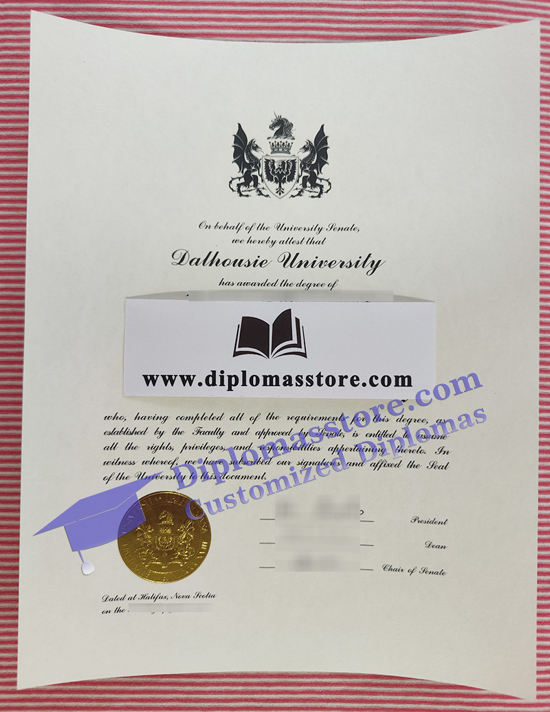 Dalhousie University degree, Dalhousie University diploma certificate,