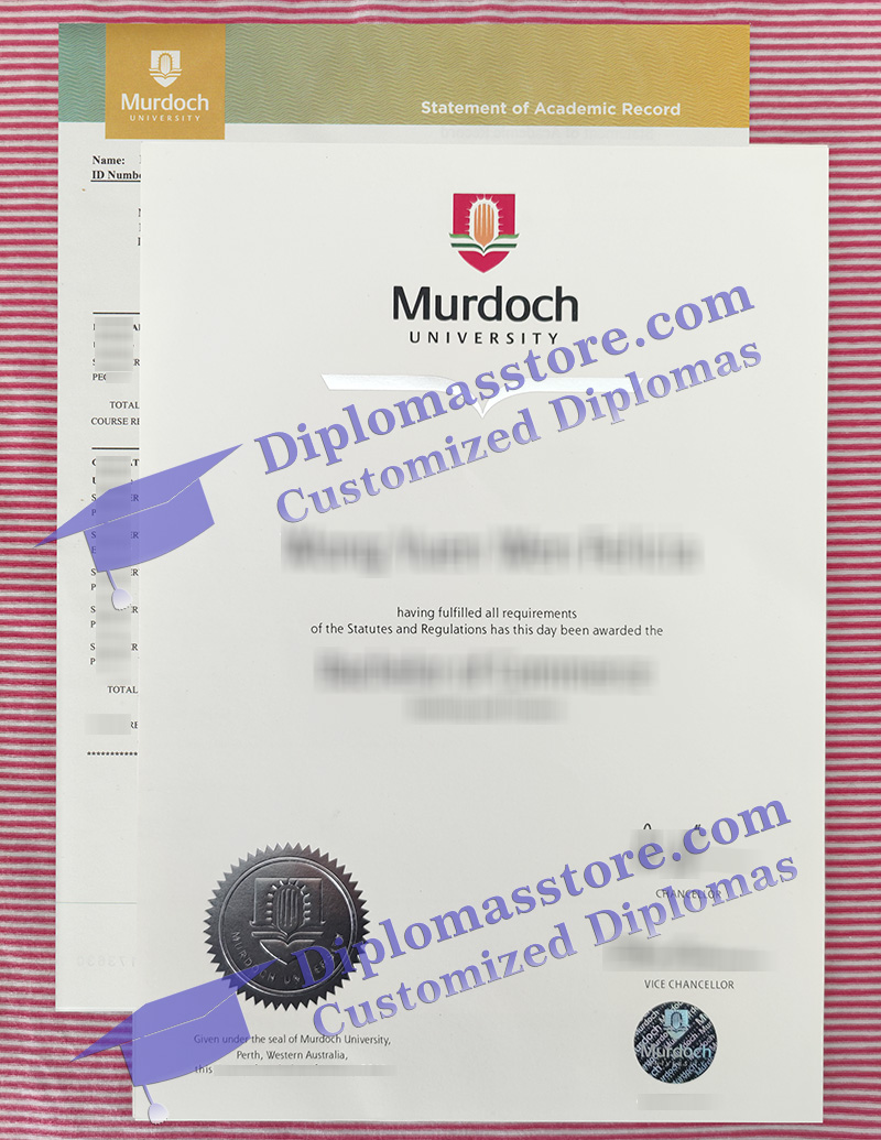 Murdoch University degree, Murdoch University transcript,