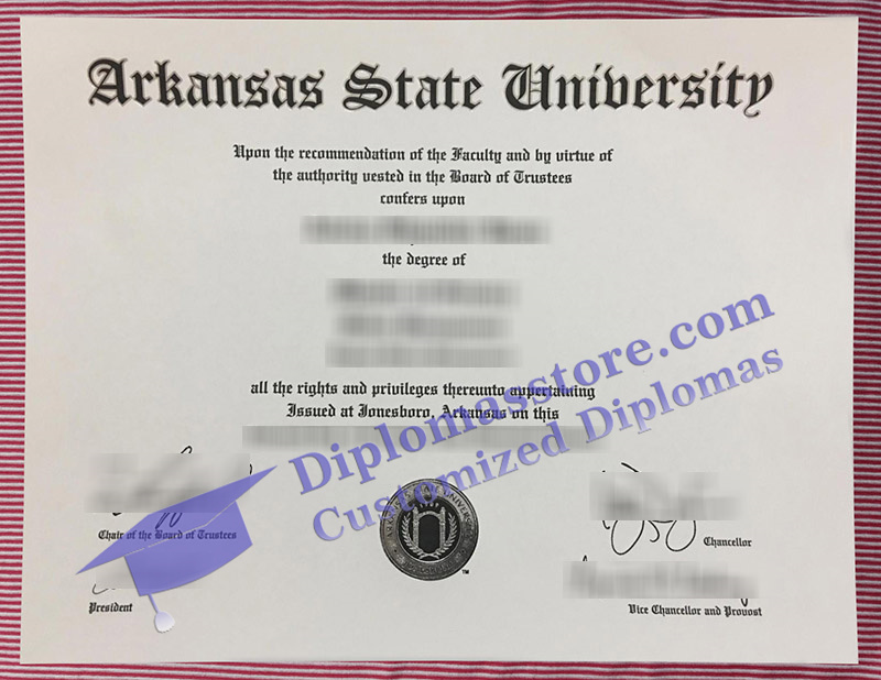 Arkansas State University diploma, Arkansas State University degree,