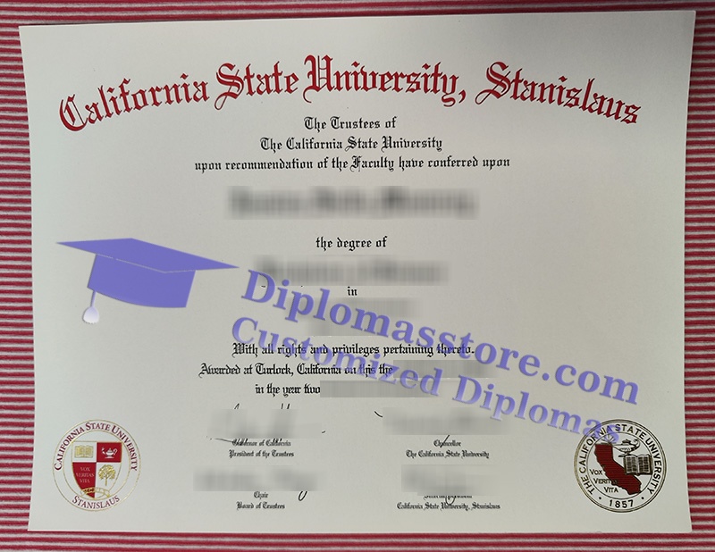 CSU Stanislaus diploma, California State University Stanislaus degree,