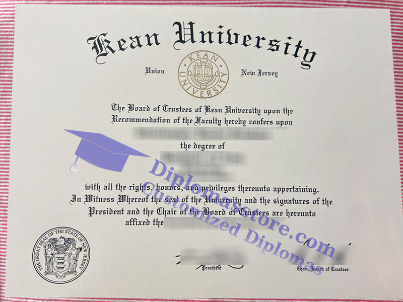 Kean University diploma, Kean University degree,