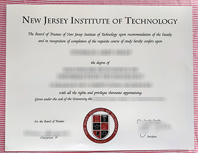 NJIT certificate