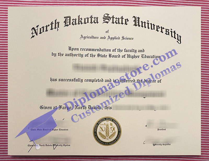 North Dakota State University diploma, NDSU degree,