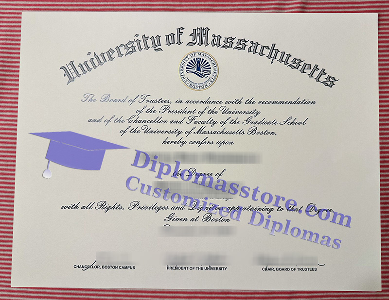 University of Massachusetts Boston diploma, UMass Boston degree,