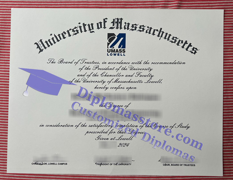 University of Massachusetts Lowell diploma, UMass Lowell degree,