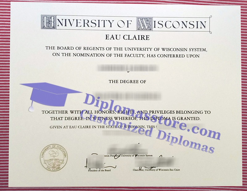 UW-Eau Claire diploma, University of Wisconsin—Eau Claire degree,