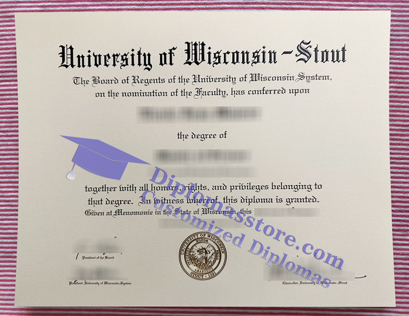 University of Wisconsin-Stout diploma, UW-Stout degree,