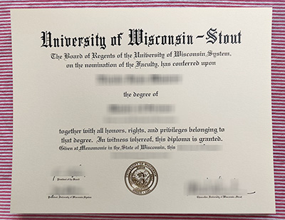 UW-Stout diploma