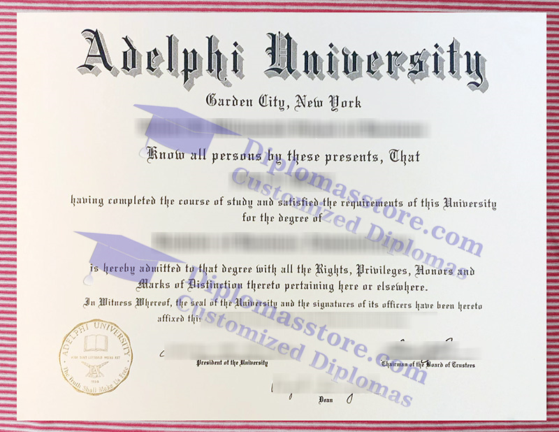 Adelphi University diploma, Adelphi University degree,