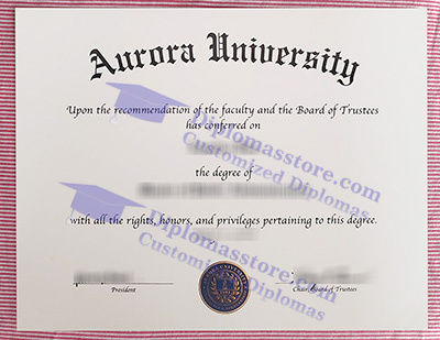 Aurora University certificate