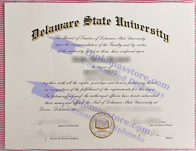 Delaware State University certificate