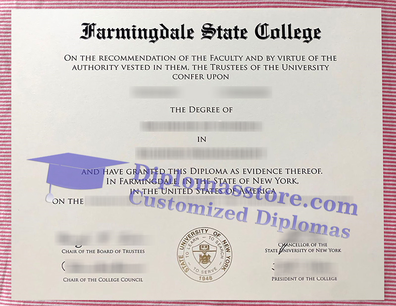 Farmingdale State College diploma, Farmingdale State College degree,