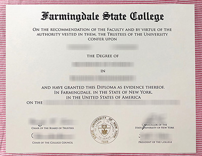 Farmingdale State College certificate