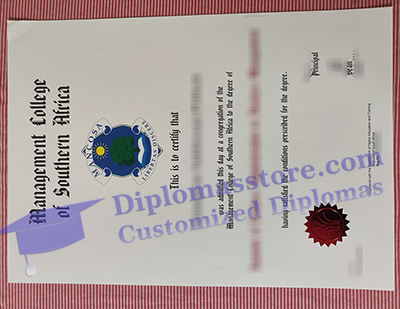 Management College of South Africa diploma