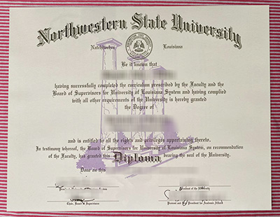 Northwestern State University certificate