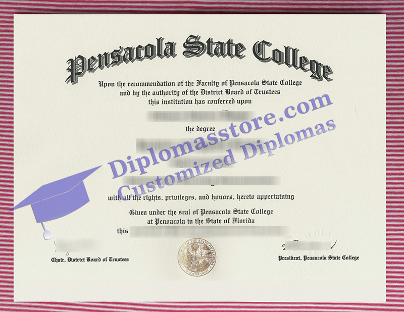 Pensacola State College diploma, Pensacola State College certificate,