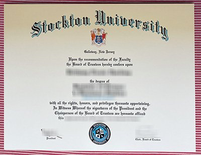 Stockton University degree