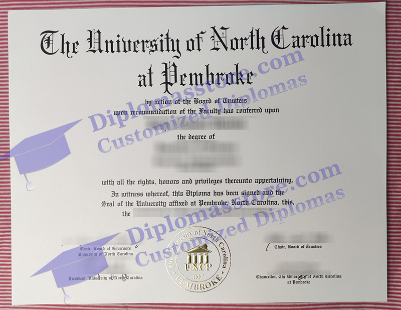 UNC Pembroke diploma, University of North Carolina at Pembroke degree,