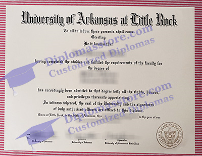 UA Little Rock certificate