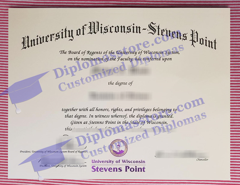 UW-Stevens Point diploma, University of Wisconsin Stevens Point degree,