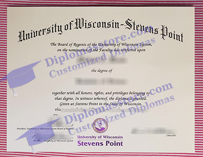 UW-Stevens Point certificaite