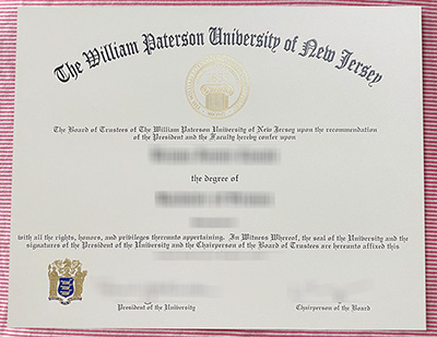 William Paterson University certificate